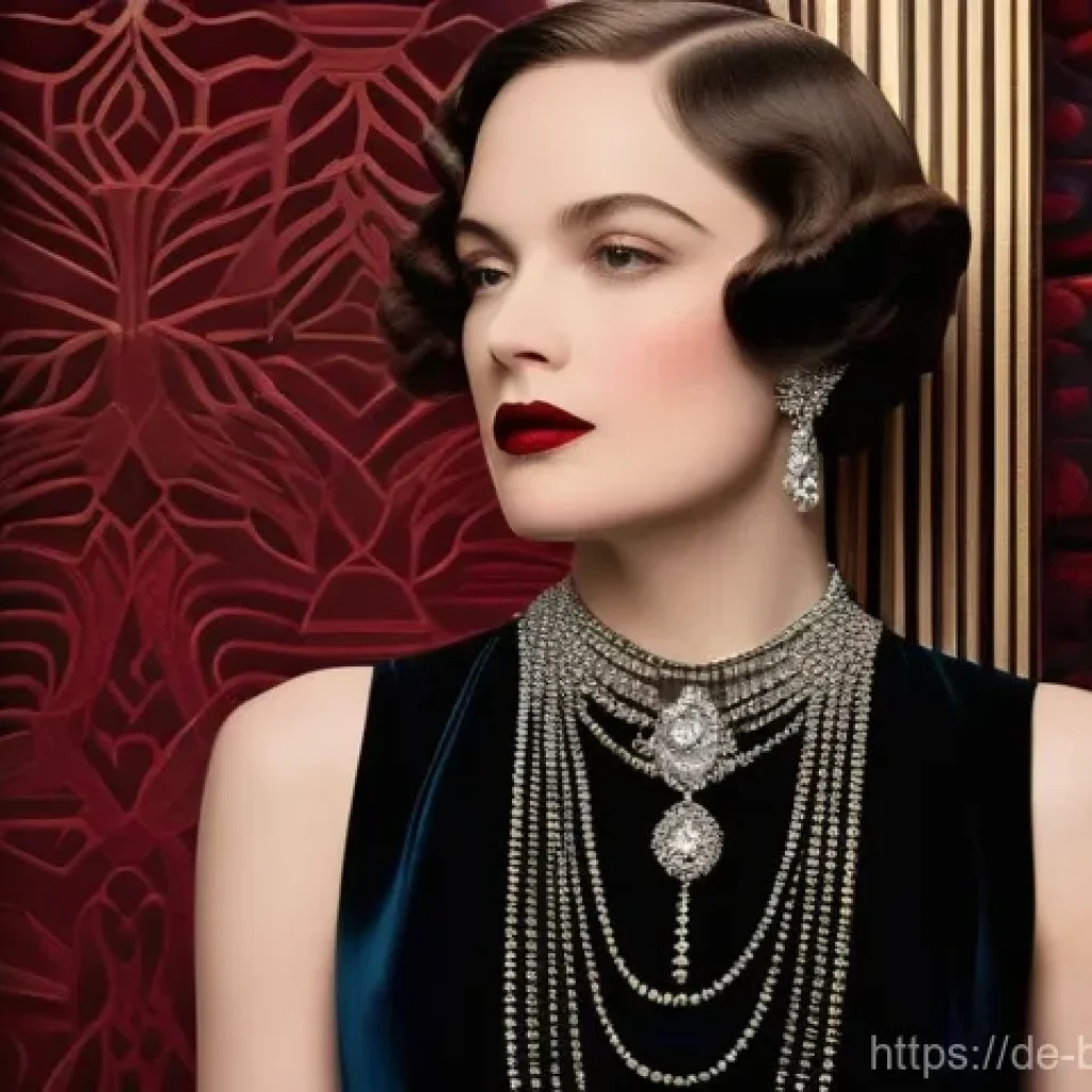 메이크업의 문화적 이해와 적용 - A powerful and elegant female figure, 30s, depicted in a stylized, anachronistic composition that bl...