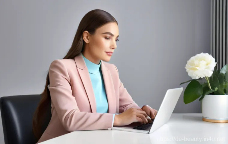 피부 미용사 취업 인터뷰 질문과 답변 - **Professional Cosmetician Interview Preparation:**
    A confident young woman, mid-20s to early 30...