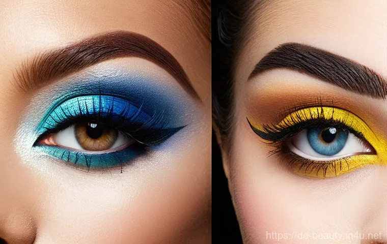 메이크업 관련 장학금과 지원금 정보 - **Professional Makeup Artist at Work:** A close-up, dynamic shot of a skilled makeup artist, approxi...