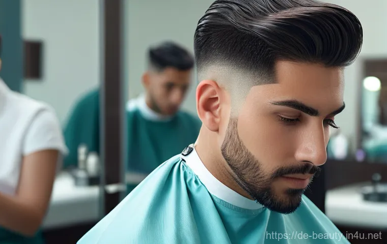 미용사 실기 시험 합격 전략 - Here are three detailed image prompts: